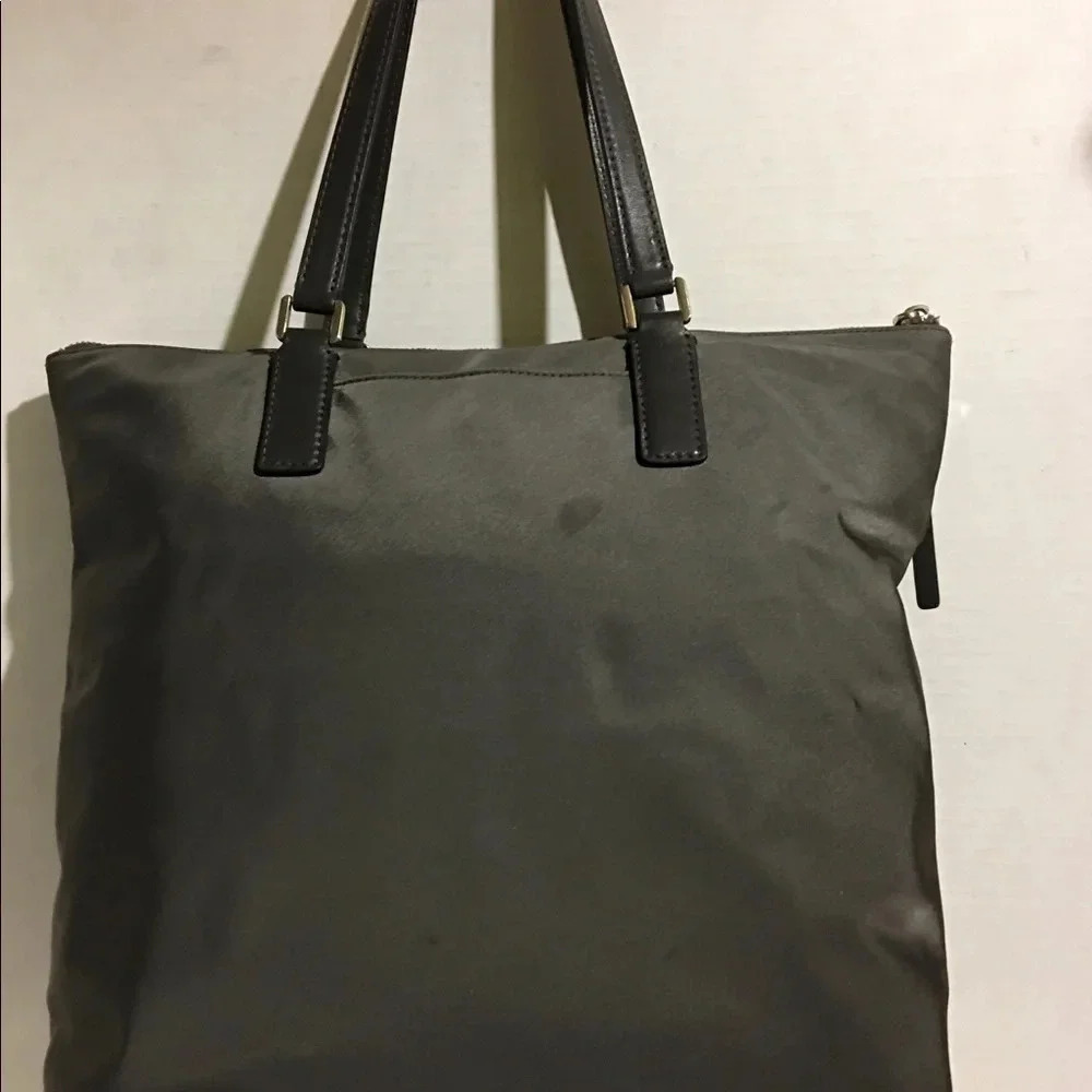 Michael kors grey nylon/ leather hobo handbag - Picture 2 of 8